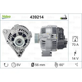 Alternateur VALEO OEM 57051J