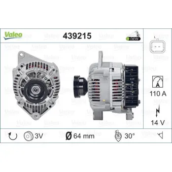 Alternateur VALEO OEM 7700429042