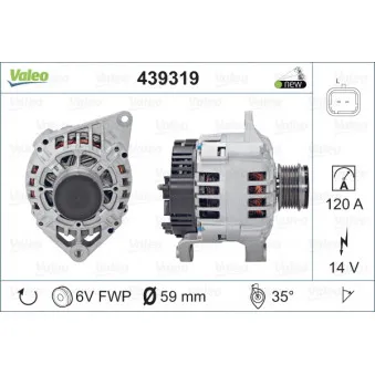 Alternateur VALEO OEM 8602556