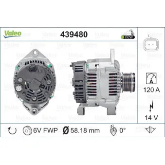 Alternateur VALEO OEM 8200159642