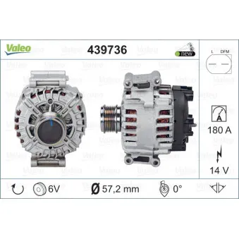 Alternateur VALEO OEM 06a903023f