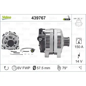 Alternateur VALEO OEM rm2s6t10300ba
