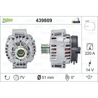 Alternateur VALEO OEM A0009063522