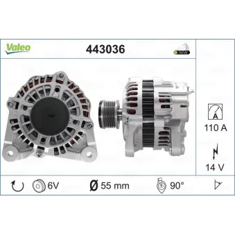Alternateur VALEO OEM A002TC0982
