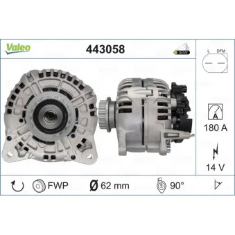 Alternateur VALEO OEM 070903024