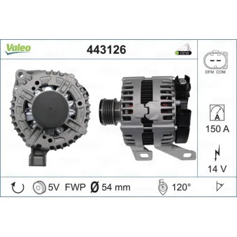 Alternateur VALEO OEM 6G9N10300HD