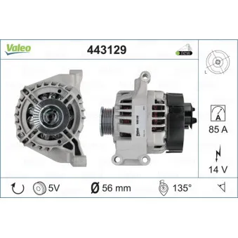 Alternateur VALEO OEM 51714791