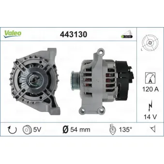 Alternateur VALEO OEM 52003529