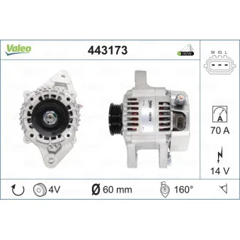 Alternateur VALEO OEM 2706021011