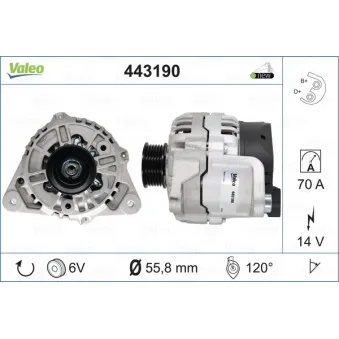 Alternateur VALEO OEM 5030656