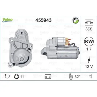 Démarreur VALEO OEM 7700113209