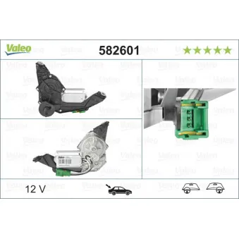 Moteur d'essuie-glace VALEO 582601