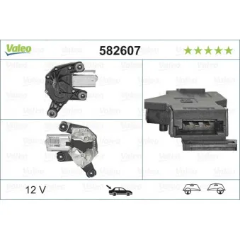 Moteur d'essuie-glace VALEO 582607 pour ALFA ROMEO GIULIETTA 1.4 TB - 105cv