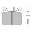 VALEO 598161 - Jeu de 4 plaquettes de frein avant