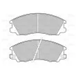 VALEO 598506 - Jeu de 4 plaquettes de frein avant