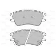 VALEO 598708 - Jeu de 4 plaquettes de frein avant