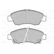VALEO 598760 - Jeu de 4 plaquettes de frein avant