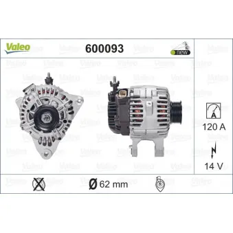 Alternateur VALEO OEM 3730037800