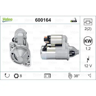 Démarreur VALEO OEM 3610023170