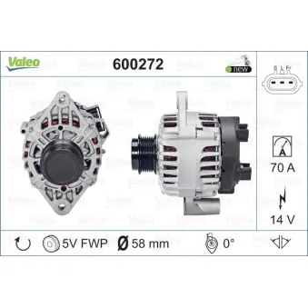 Alternateur VALEO OEM 3730003500