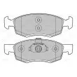 VALEO 601017 - Jeu de 4 plaquettes de frein avant