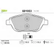 VALEO 601053 - Jeu de 4 plaquettes de frein avant