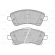 VALEO 601058 - Jeu de 4 plaquettes de frein avant
