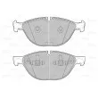 VALEO 601128 - Jeu de 4 plaquettes de frein avant