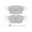 VALEO 601138 - Jeu de 4 plaquettes de frein avant