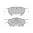 VALEO 601295 - Jeu de 4 plaquettes de frein avant