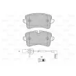 VALEO 601325 - Jeu de 4 plaquettes de frein arrière