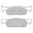 VALEO 601345 - Jeu de 4 plaquettes de frein avant