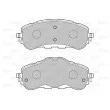 VALEO 601394 - Jeu de 4 plaquettes de frein avant