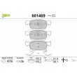 VALEO 601469 - Jeu de 4 plaquettes de frein avant