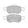 VALEO 601480 - Jeu de 4 plaquettes de frein avant