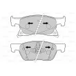 VALEO 601502 - Jeu de 4 plaquettes de frein avant