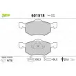 VALEO 601518 - Jeu de 4 plaquettes de frein avant