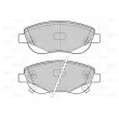 VALEO 601532 - Jeu de 4 plaquettes de frein avant
