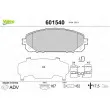 VALEO 601540 - Jeu de 4 plaquettes de frein avant