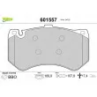 VALEO 601557 - Jeu de 4 plaquettes de frein avant