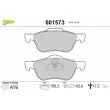 VALEO 601573 - Jeu de 4 plaquettes de frein avant