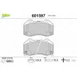 VALEO 601597 - Jeu de 4 plaquettes de frein avant