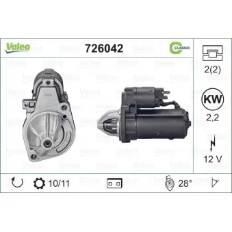 Démarreur VALEO OEM A0041513501