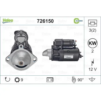Démarreur VALEO OEM R1040037