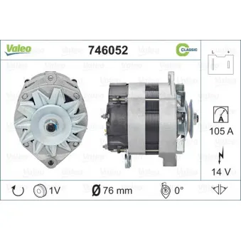 Alternateur VALEO OEM 7700754852