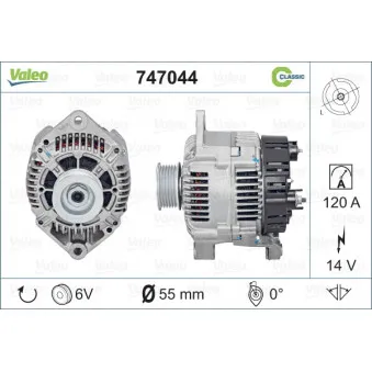 Alternateur VALEO OEM 7700106500
