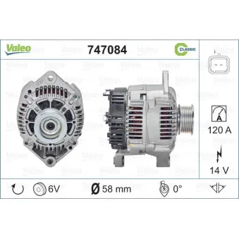 Alternateur VALEO OEM 4402600