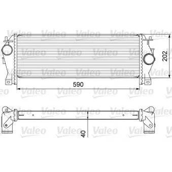Intercooler, échangeur VALEO OEM PCM500020