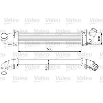 Intercooler, échangeur VALEO 818544