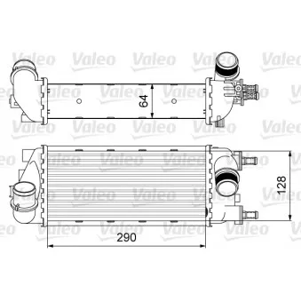 Intercooler, échangeur VALEO OEM FT4391